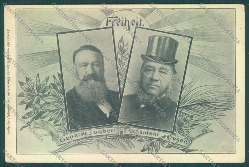Anglo Boer War Transvaal Kruger postcard cartolina KS3392 – fronte