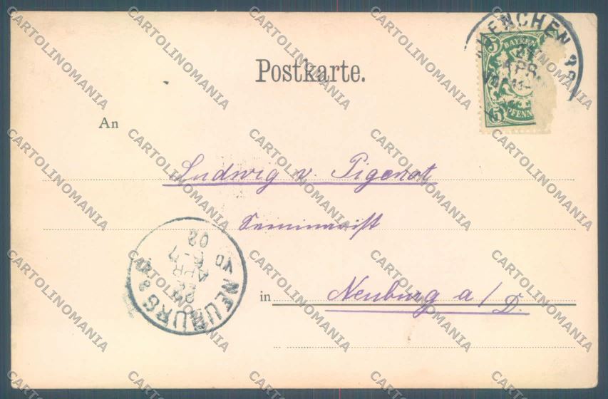 Anglo Boer War Transvaal Borzoi Dog postcard cartolina KS3403 – retro