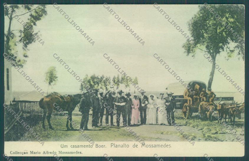 Africa Angola Boer Planalto de Mossamedes postcard cartolina KS3407 – fronte