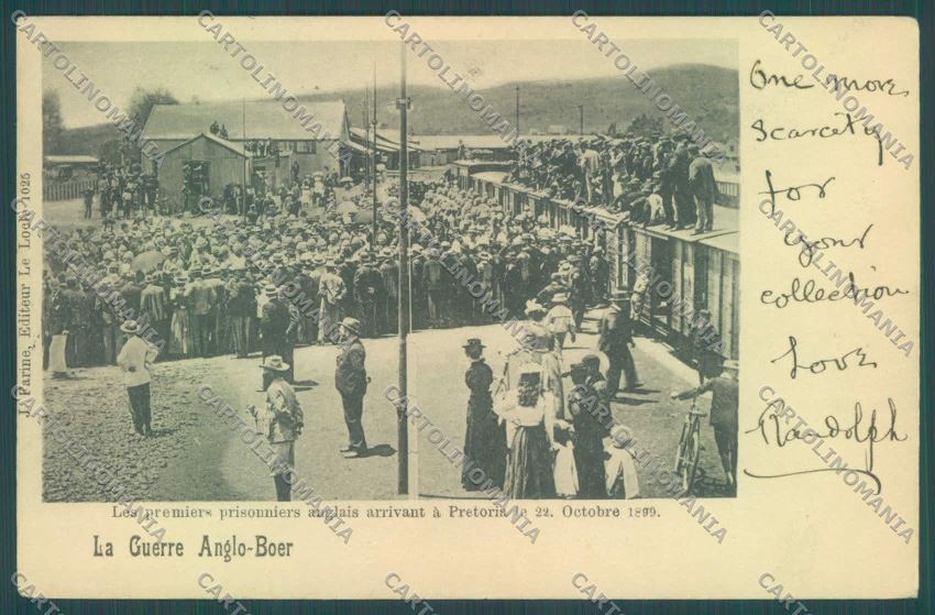 Anglo Boer War Transvaal Pretoria CREASES postcard cartolina KS3413 – fronte