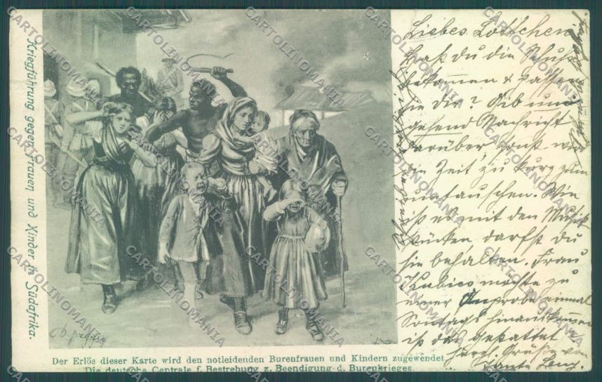 Anglo Boer War Transvaal LITTLE TEAR postcard cartolina KS3419 – fronte