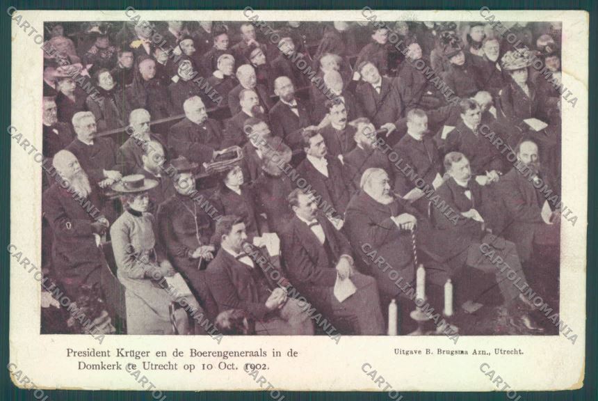 Anglo Boer War Transvaal Kruger Utrecht LITTLE TEAR postcard cartolina KS3442 – fronte