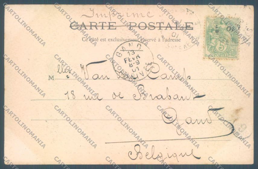 Anglo Boer War Transvaal Marseille Kruger postcard cartolina KS3447 – retro