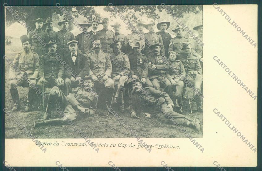 Anglo Boer War Transvaal Soldat Cap de Bonne Esperance postcard cartolina KS3454 – fronte