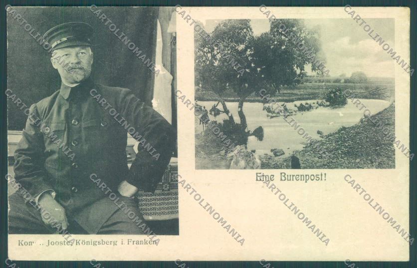 Anglo Boer War Transvaal Jooste ABRASIONS postcard cartolina KS3474 – fronte