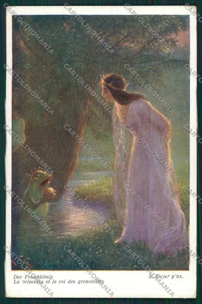 Artist Signed Frog fantasy Payer BKWI 1748 postcard cartolina KS3515 – fronte