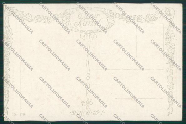 Artist Signed Frog fantasy Payer BKWI 1748 postcard cartolina KS3515 – retro