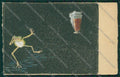 Artist Frog SOFT CREASE fantasy Beer postcard cartolina KS3563 – fronte