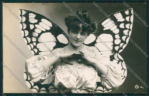 Artist Fairy Lady photo postcard cartolina KS3595 – fronte