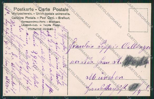 Artist Fairy Lady photo postcard cartolina KS3595 – retro