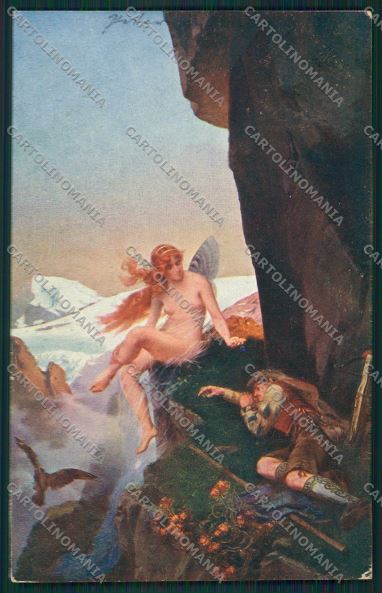 Artist Fairy Dielitz postcard cartolina KS3606 – fronte