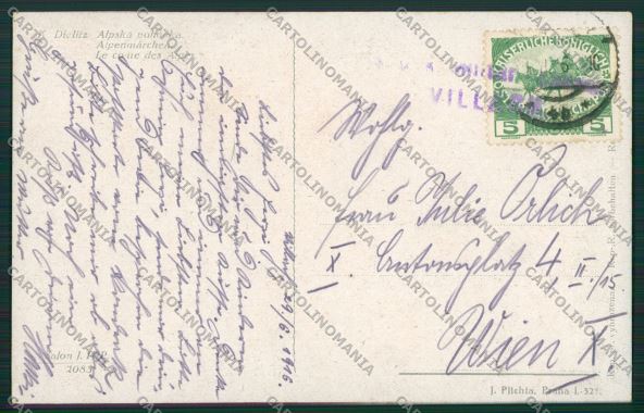 Artist Fairy Dielitz postcard cartolina KS3606 – retro