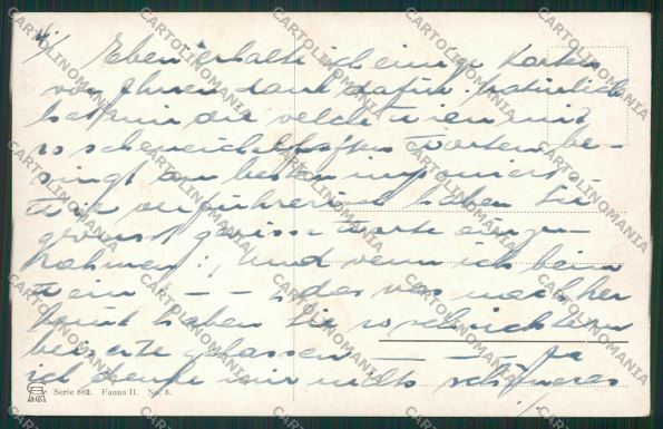 Artist Elephant Perlberg postcard cartolina KS3649 – retro