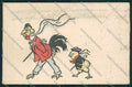 Artist Dressed Rooster Chick Easter postcard cartolina KS3662 – fronte