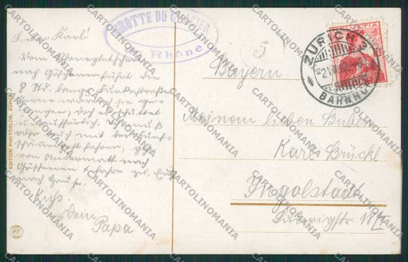 Swisse Furkastrasse Horse Carriage postcard cartolina KS3686 – retro