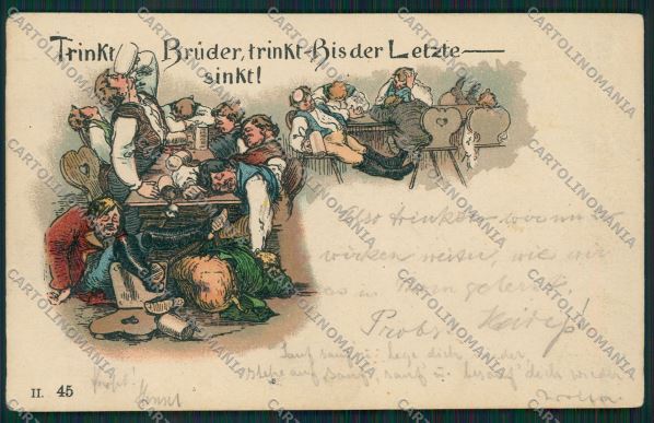 Artist Beer SOFT CREASES postcard cartolina KS3689 – fronte