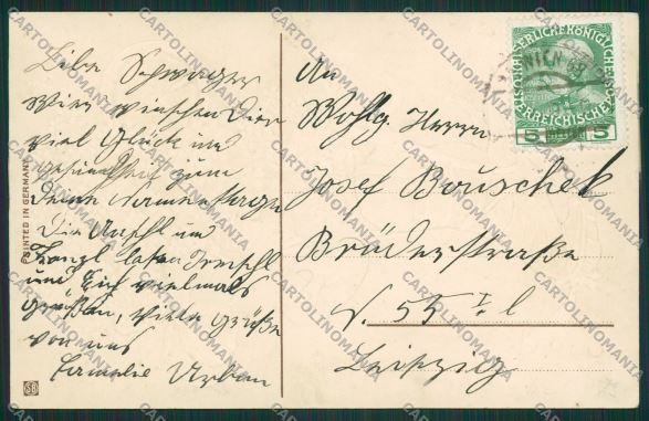 Artist Child Horse relief postcard cartolina KS3700 – retro