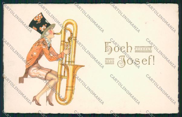 Artist Art deco Lady Saxophone Pittius postcard cartolina KS3701 – fronte