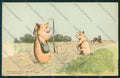 Artist Hunting Pig postcard cartolina KS3731 – fronte