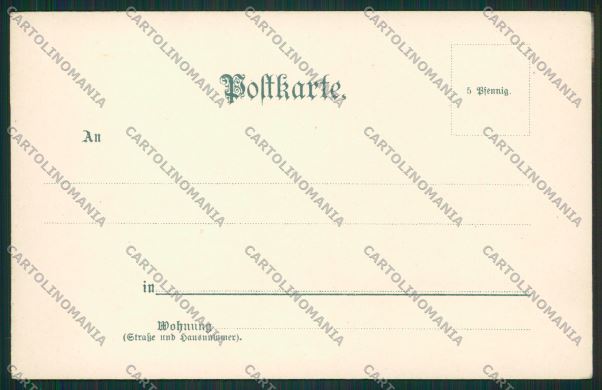 Artist Hunting Pig postcard cartolina KS3731 – retro