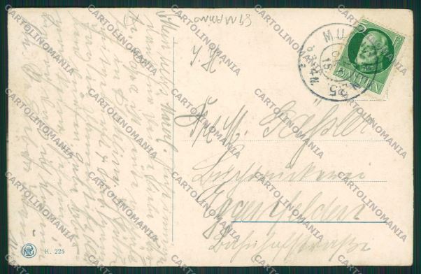 Artist Dressed Smoking American Staffordshire dog postcard cartolina KS3791 – retro