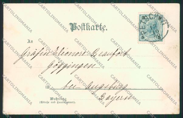 Artist Humanized Dog postcard cartolina KS3793 – retro