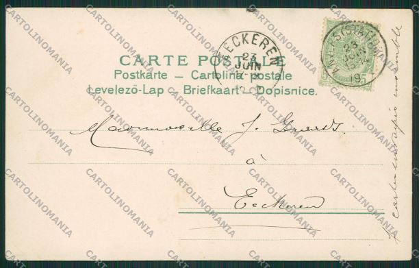 Artist Chiromancy Hand Fortune telling palm postcard cartolina KS3816 – retro