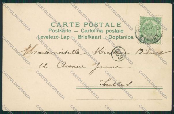 Artist Chiromancy Hand Fortune telling palm postcard cartolina KS3817 – retro