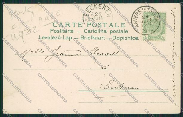 Artist Chiromancy Hand Fortune telling palm postcard cartolina KS3818 – retro