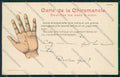 Artist Chiromancy Hand Fortune telling palm postcard cartolina KS3819 – fronte