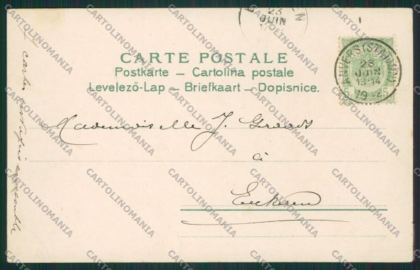 Artist Chiromancy Hand Fortune telling palm postcard cartolina KS3819 – retro