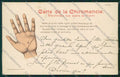 Artist Chiromancy Hand Fortune telling palm postcard cartolina KS3821 – fronte