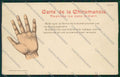 Artist Chiromancy Hand Fortune telling palm postcard cartolina KS3822 – fronte