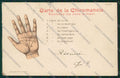 Artist Chiromancy Hand Fortune telling palm postcard cartolina KS3823 – fronte