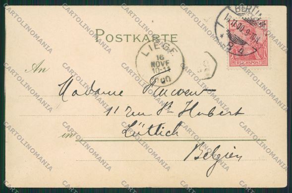 Artist Beer Hand art nouveau postcard cartolina KS3827 – retro