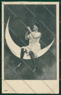 Risque Lady paper moon postcard cartolina KS3860 – fronte