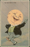 Dressed paper moon relief postcard PFB cartolina KS3888 – fronte