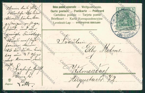 Santa Claus relief Christmas postcard cartolina KS3945 – retro