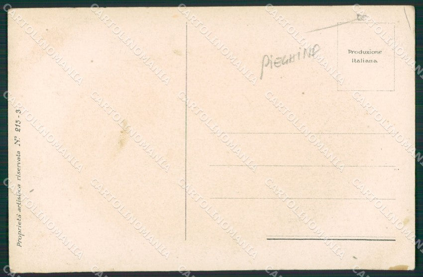 Terzi Glamour Fashion Lady Hat Deco CREASE serie 215 postcard cartolina KS4228 – retro