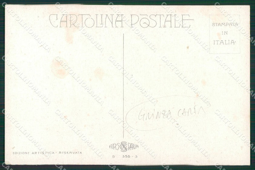 Sanfrè Glamour Fashion Lady Hat Deco WRINKLES postcard cartolina KS4254 – retro