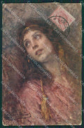 Stragliati Glamour Fashion Lady Art Deco postcard cartolina KS4524 – fronte