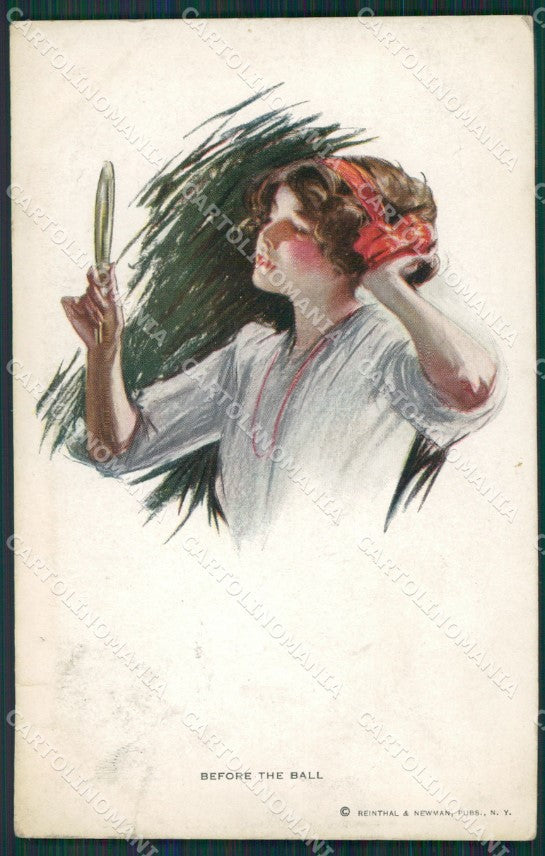 Glamour Fashion Lady Art Deco postcard cartolina KS4565 – fronte