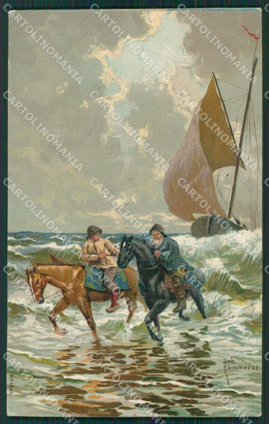 Rob Kammerer Horse postcard cartolina KS4643 – fronte