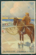 Horse Bruxelles Advertising CREASES postcard cartolina KS4655 – fronte