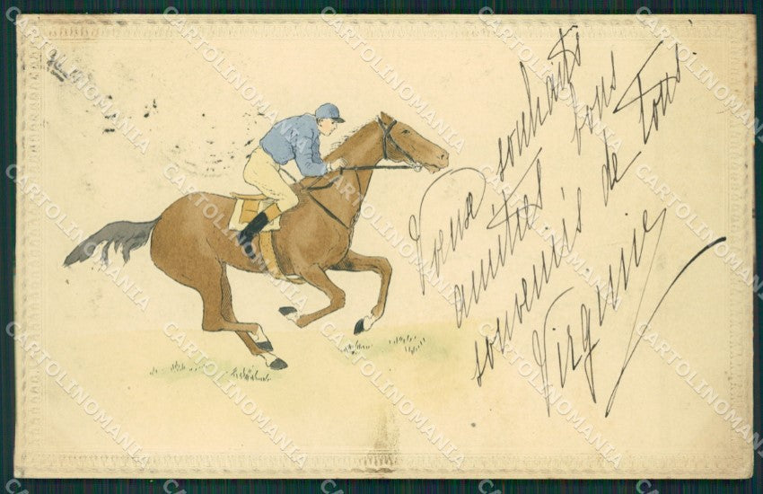 Horse OPF postcard cartolina KS4657 – fronte
