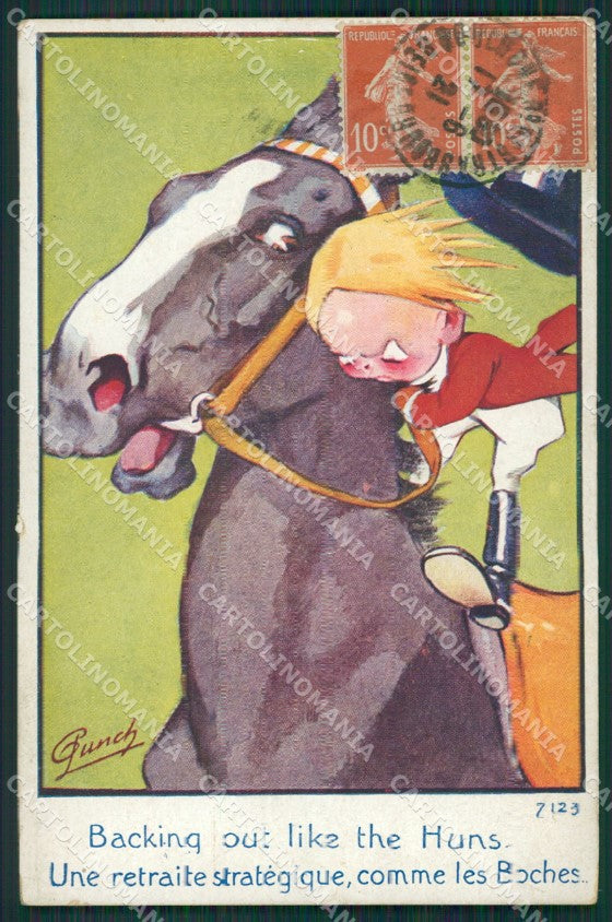 Punch Horse postcard cartolina KS4660 – fronte