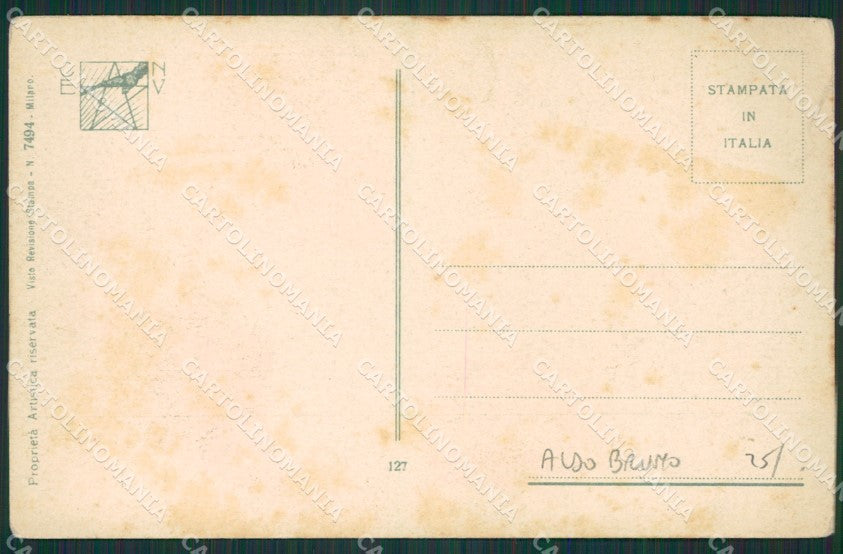Bruno Make up postcard cartolina KS4731 – retro