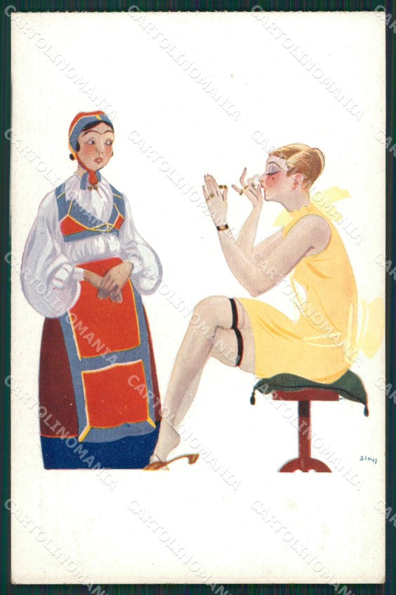 Sini Make up Costumi Sardi Cagliari postcard cartolina KS4752 – fronte