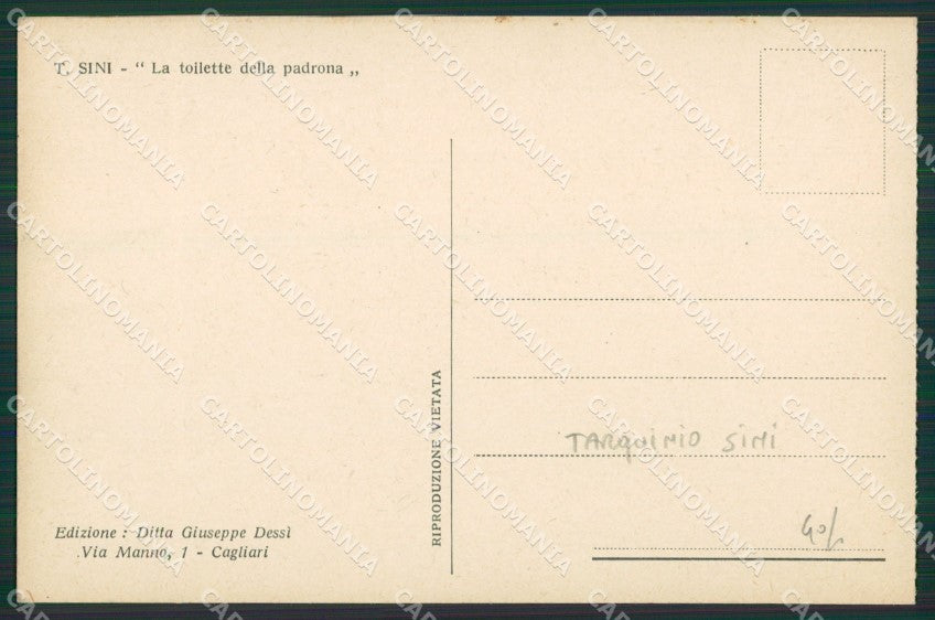 Sini Make up Costumi Sardi Cagliari postcard cartolina KS4752 – retro