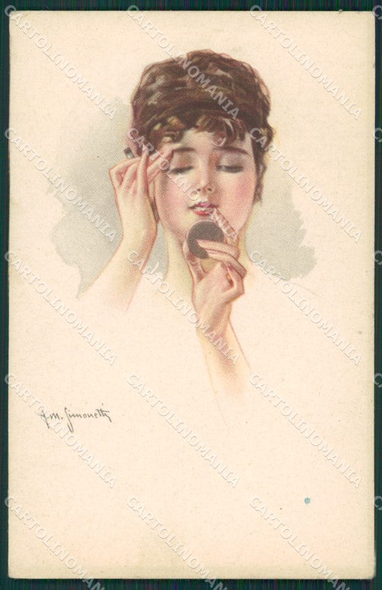 Simonetti Make up postcard cartolina KS4753 – fronte